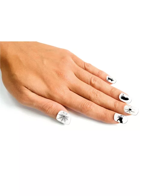 Photo du produit Faux ongles blancs adulte Halloween