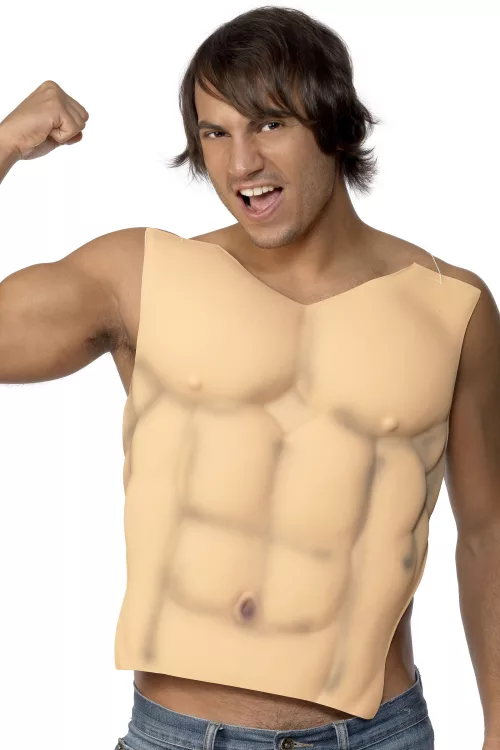 Photo du produit Faux torse musclé adulte