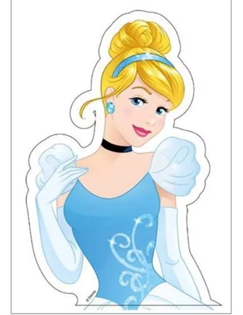 Photo du produit Feuille en azyme Princesses Disney Cendrillon 16,3 x 24,7 cm