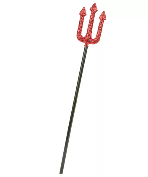 Photo du produit Fourche diable brillante en plastique Halloween