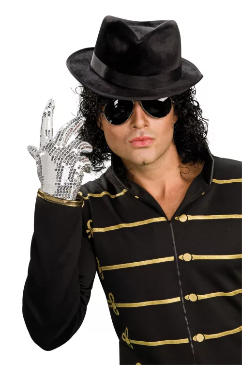 Photo du produit Gant sequin argent Michaël Jackson adulte
