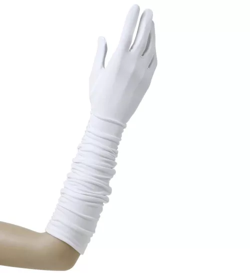 Photo du produit Gants blancs adulte 37 cm