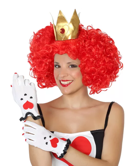Photo du produit Gants carte coeur rouge adulte