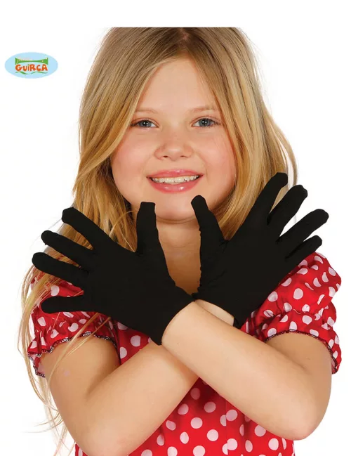 Photo du produit Gants courts noirs enfant