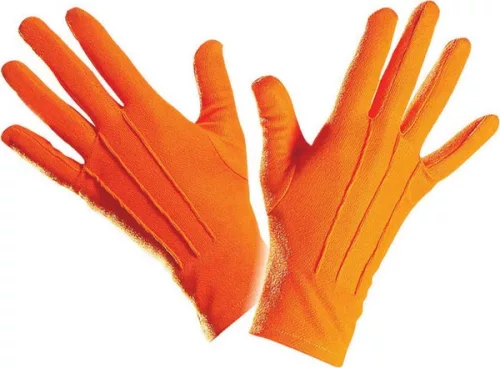 Photo du produit Gants courts orange adulte
