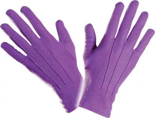 Photo du produit Gants courts violets adulte