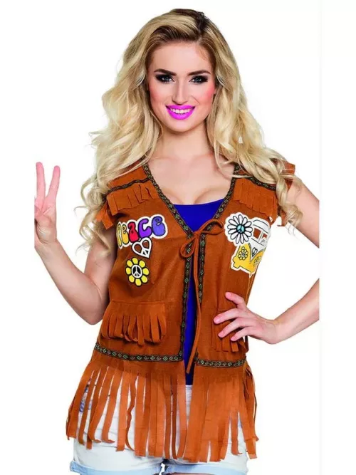 Photo du produit Gilet hippie à frange femme