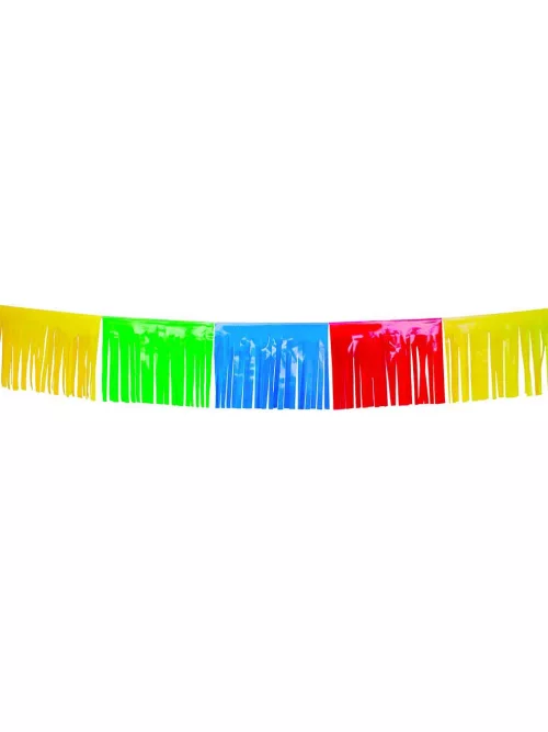 Photo du produit Guirlande à franges multicolores 10 m