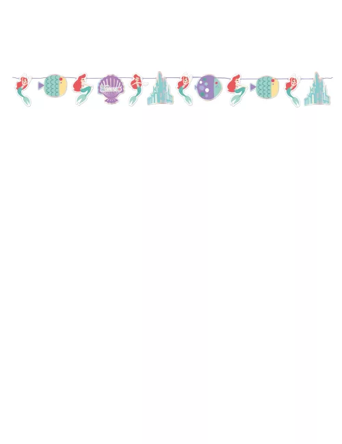 Photo du produit Guirlande en carton avec effet métallique premium Ariel 108 x 18 cm