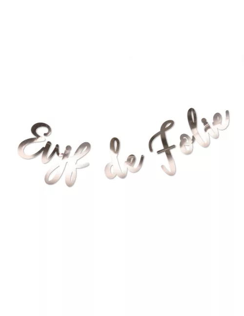 Photo du produit Guirlande EVJF de folie métal rose gold 1,10 m