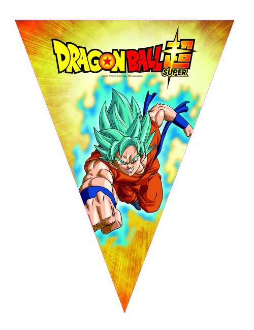Photo du produit Guirlande fanions en papier Dragon Ball Super 360 cm