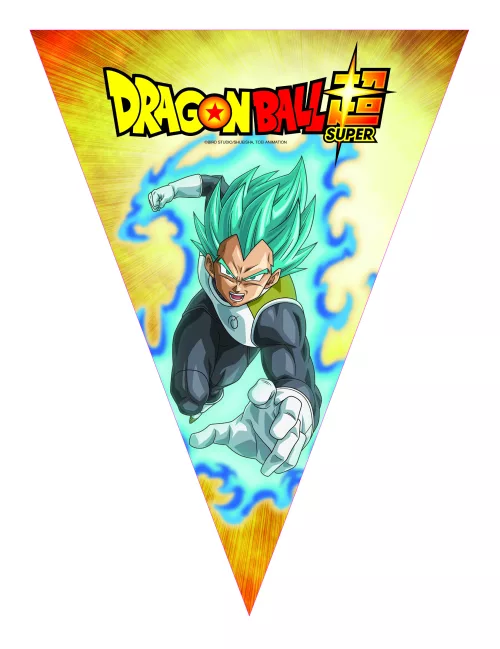 Photo du produit Guirlande fanions en papier Dragon Ball Super 360 cm