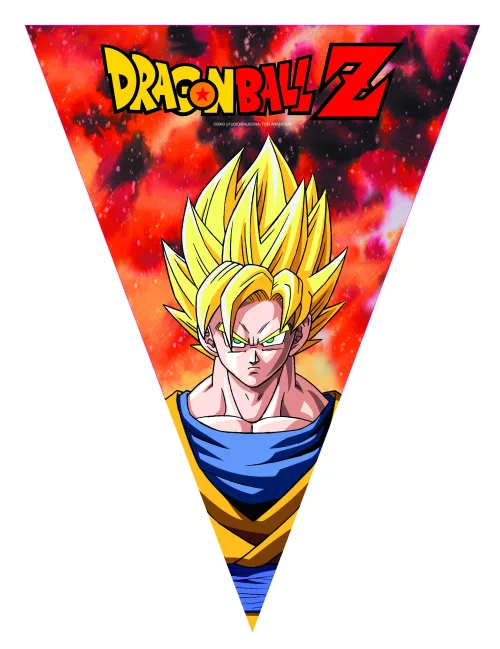 Photo du produit Guirlande fanions Dragon Ball Z 360 cm