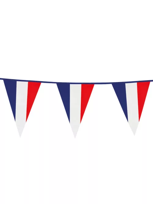 Photo du produit Guirlande à fanions drapeaux supporter France 10 m