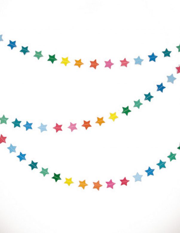 Photo du produit Mini guirlande petites étoiles multicolores 3 m