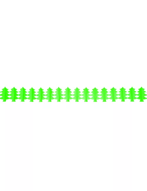 Photo du produit Guirlande papier ignifugé sapin vert 4,5 m