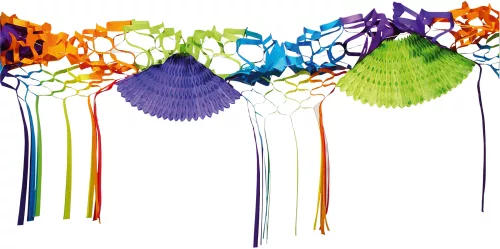 Photo du produit Guirlande papier multicolore