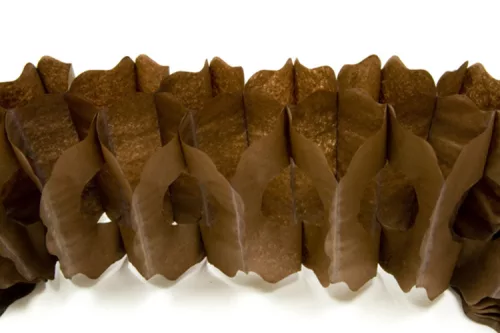Photo du produit Guirlande papier marron 15cm x 4m