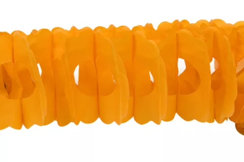 Photo du produit Guirlande papier orange 15cm x 4m