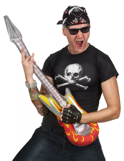 Photo du produit Guitare gonflable rock