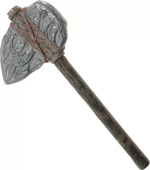Photo du produit Hache préhistorique 56 cm en plastique