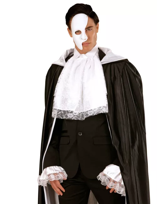 Photo du produit Jabot et manchettes dentelle blanche adulte