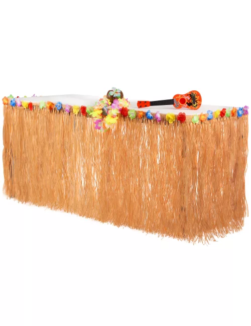Photo du produit Jupe de table Hawaï beige 2,74 m x 71 cm