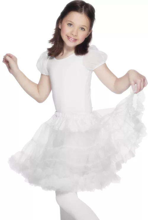 Photo du produit Jupon transparent blanc fille