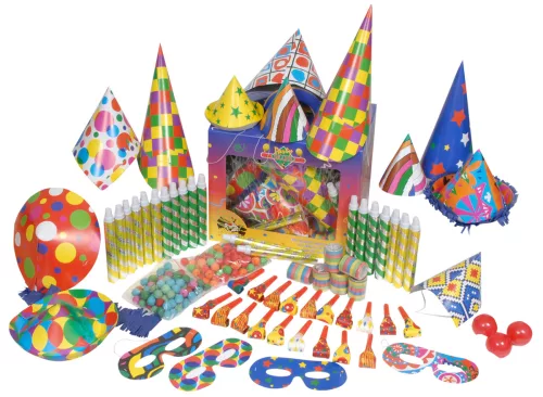 Photo du produit Kit cotillons multicolores 20 personnes