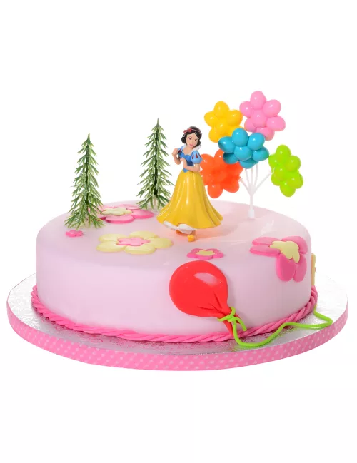Photo du produit 4 accessoires pour gâteau Princesses Disney Blanche Neige 10 x 20,5 x 5 cm