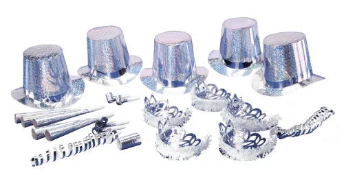Photo du produit Kit cotillons argent