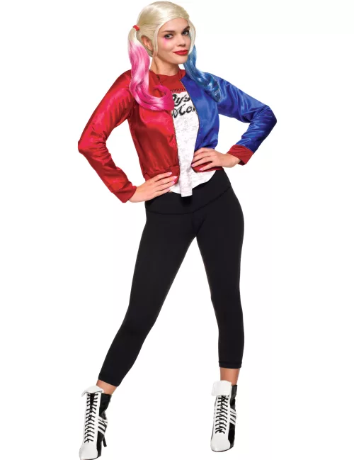 Photo du produit Veste et t-shirt intégré Harley Quinn Suicide Squad femme