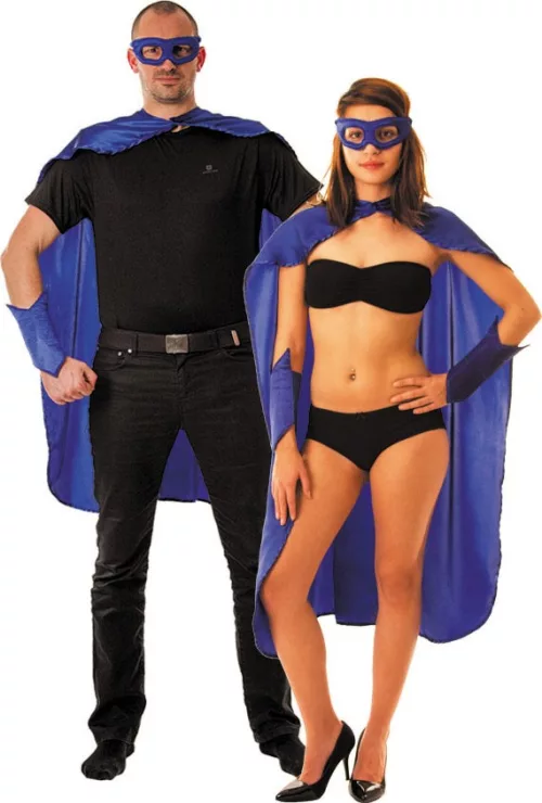 Photo du produit Kit super héros bleu adulte