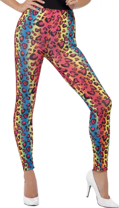 Photo du produit Legging léopard multicolore adulte