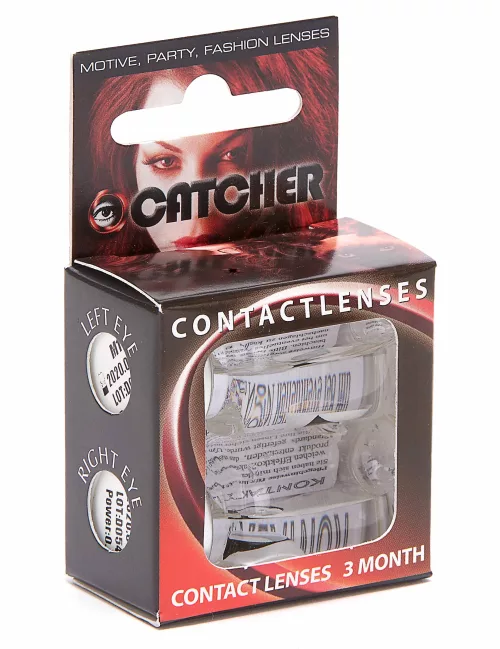 Photo du produit Lentilles fantaisie monstre orange adulte