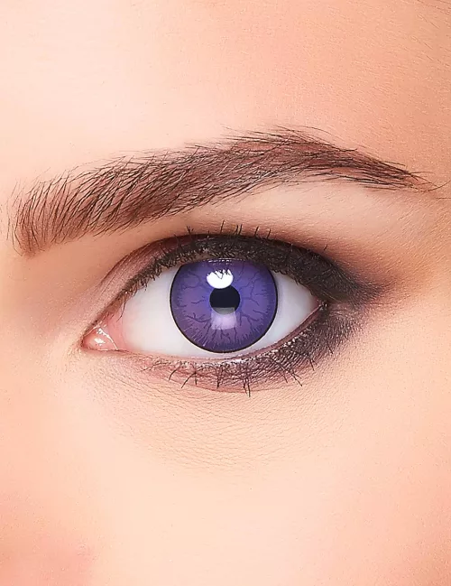 Photo du produit Lentilles fantaisie monstre violet adulte