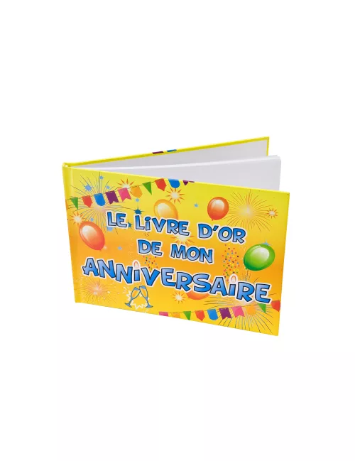 Photo du produit Livre d'or Anniversaire Fiesta 21.5 x 15.5 cm