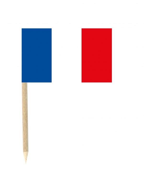 Photo du produit Lot de 50 drapeaux mini-piques France