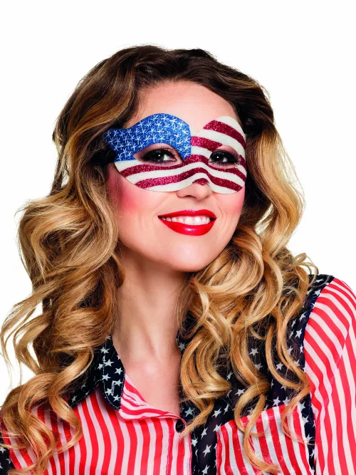 Photo du produit Loup à paillettes USA femme