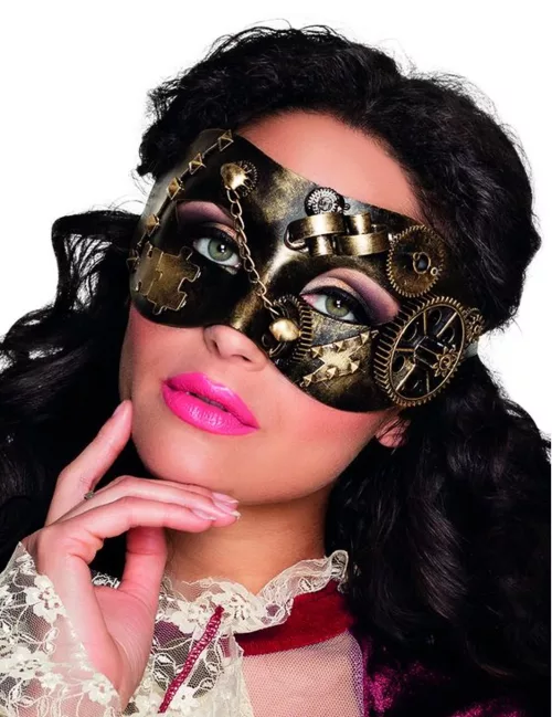Photo du produit Loup steampunk rouages adulte