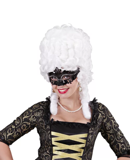 Photo du produit Loup vénitien strass noir adulte