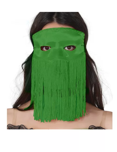Photo du produit Loup vert à frange adulte