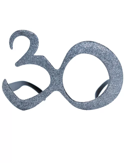 Photo du produit Lunettes âge à paillettes 30 ans