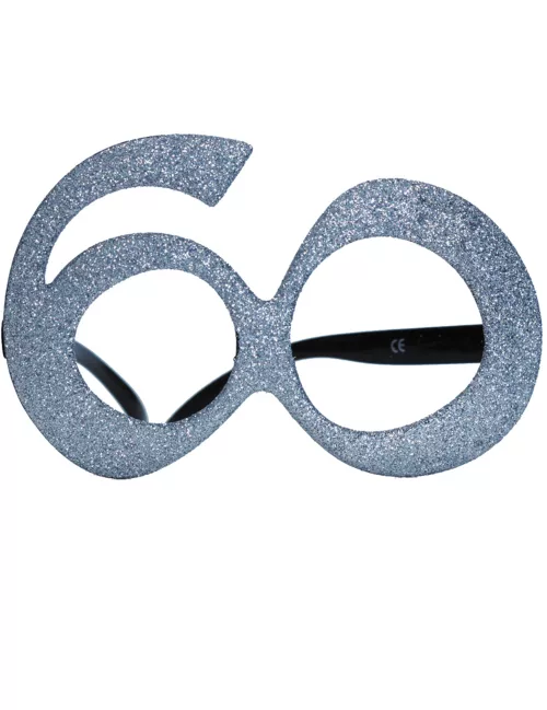 Photo du produit Lunettes âge à paillettes 60 ans