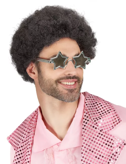 Photo du produit Lunettes argentées étoile adulte