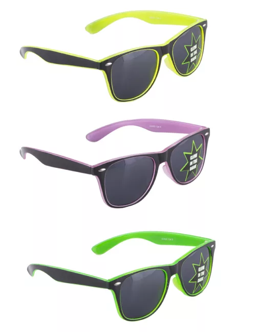 Photo du produit Lunettes blues années 50 phosphorescentes