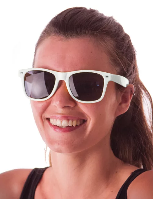 Photo du produit Lunettes blues blanche adulte