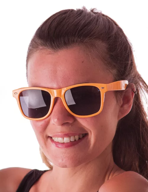 Photo du produit Lunettes blues fluo orange adulte