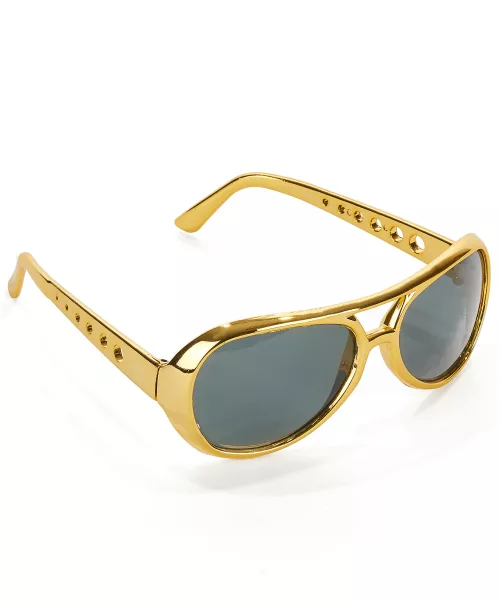Photo du produit Lunettes Elvis dorées adulte