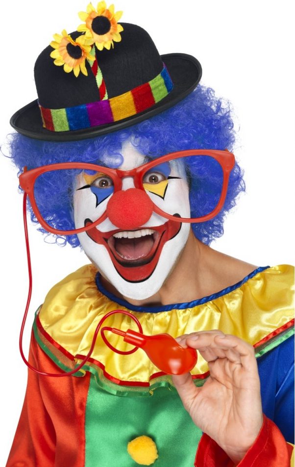 Photo du produit Lunettes géantes arroseuses clown adulte